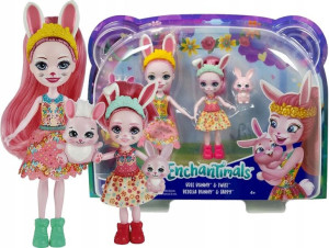 Enchantimals Lalki Siostry 2-pak Królik Hcf84