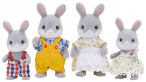 Sylvanian Families Rodzina Szarych Królików 4030