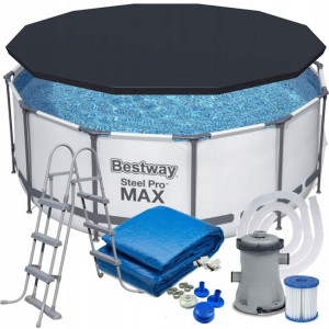 Bestway 56420 Basen Stelażowy 366x122 Mata Pokrywa