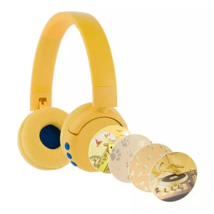 Słuchawki bezprzewodowe dla dzieci BuddyPhones POPFun (żółte)