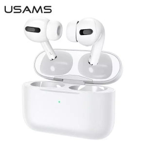 Słuchawki Bluetooth 5.0 USAMS TWS ANC YB Series bezprzewodowe biały