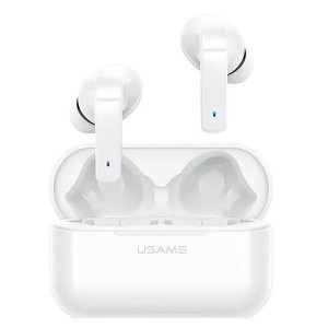 Słuchawki Bluetooth 5.0 USAMS TWS LY series ANC bezprzewodowe biały