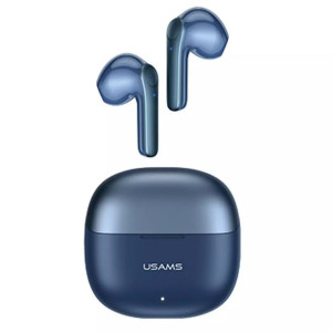 Słuchawki Bluetooth 5.1 USAMS TWS XH Series Dual mic bezprzewodowe niebies