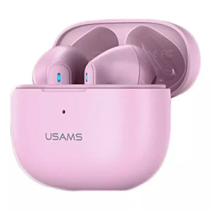 Słuchawki Bluetooth 5.2 USAMS TWS NX10 Series Dual mic bezprzewodowe różowy