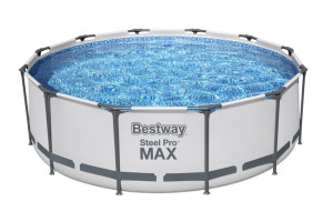Bestway 56418 Basen stelażowy z pompą filtracyjną i drabinką 3.66m x 1.00m