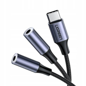 UGREEN Rozdzielacz Audio AUX Kabel USB-C 25cm TPE