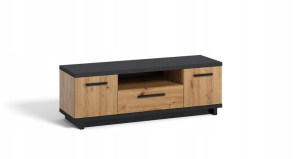 Nowoczesny stolik RTV komoda TV artisan + czarny