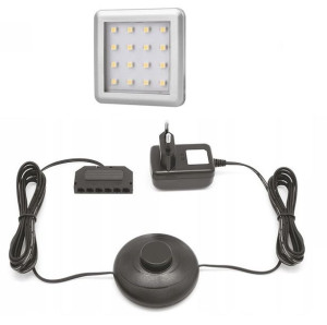 Oświetlenie led SQUERE 1 szt pod półkę + zasilacz