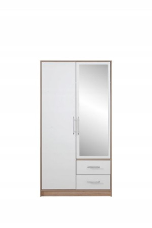 Szafa START z lustrem SR3 pojemna garderoba 100cm