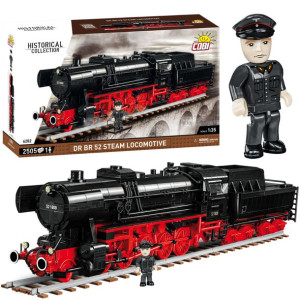 Klocki Cobi 6282 Lokomotywa Parowa Pociąg Dr Br 52 Steam 2505 El.