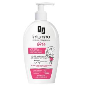 AA Intymna Ochrona&Pielęgnacja emulsja do higieny intymnej Baby Girls 0%