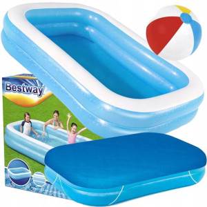 Bestway Basen Ogrodowy 262x175x51 + Pokrywa +piłka