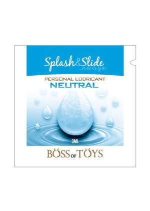 Wodny Żel Intymny - Splash & Slide Neutral 3 Ml