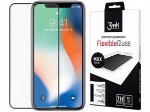 Apple iPhone X Black - 3mk FlexibleGlass Max?