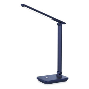 Lampka biurkowa ściemniana LED 5W regulowana z akumulatorem Niebieska