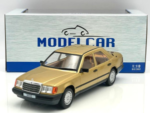 Mercedes 300 E W124 - 1984, gold metallic MCG 1:18
