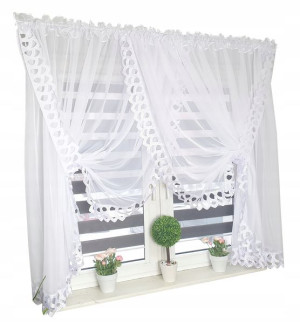 Firana Gotowa 400x160 Firany Firanka Biała