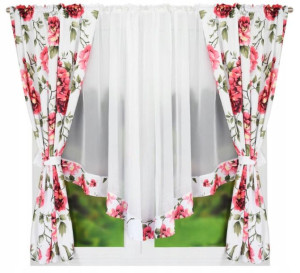 Firana Gotowa Woal 400x160 Firany Firanka Kolorowa