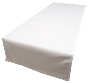 Bieżnik Gładki Biały 40x180 Obrus Na Stół Kolory