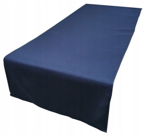 Bieżnik Gładki Granatowy 40x180 Obrus Niebieski