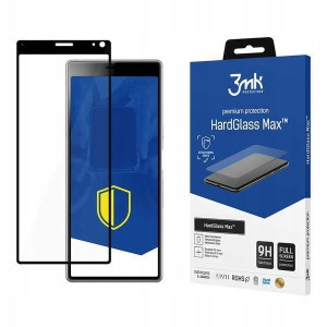 3MK HardGlass Max Sony Xperia 10 czarny/black, Ful