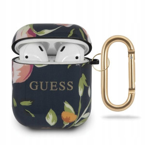 Guess GUACA2TPUBKFL03 AirPods cover niebieski/blue