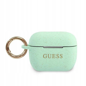 Guess GUACAPSILGLGN AirPods Pro cover zielony/gree