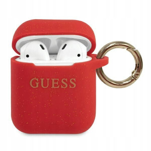 Guess GUACCSILGLRE AirPods cover czerwony/red Sili