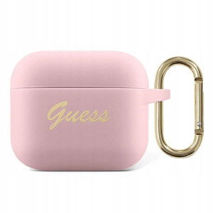 Guess GUA3SSSI AirPods 3 cover różowy/pink Silicon