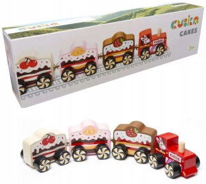 Cubika 15382 Ciasteczkowy Pociąg Drewniany