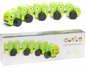 Cubika 15405 Caterpillar Drewniana Gąsienica