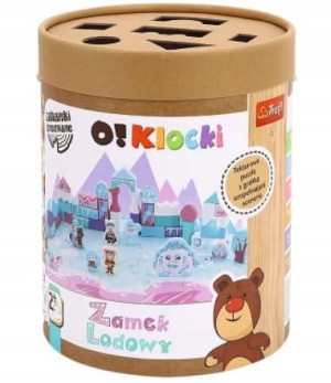 TREFL 61506 O!Klocki zamek lodowy Drewniane
