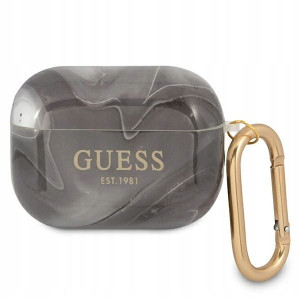 Guess GUAPUNMK AirPods Pro cover czarny/black Marb