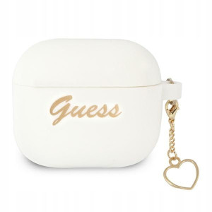 Guess GUA3LSCHSH AirPods 3 cover biały/white Silic