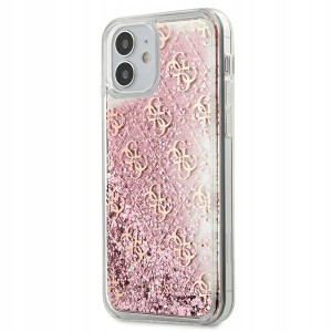 Guess GUHCP12SLG4GSPG iPhone 12 mini 5,4" róż