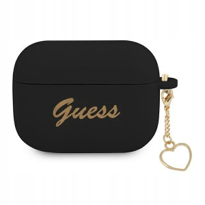 Guess GUAPLSCHSK AirPods Pro cover czarny/black Si
