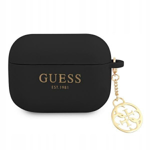 Guess GUAPLSC4EK AirPods Pro cover czarny/black Si