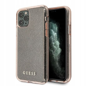 Guess GUHCN58PCGLPI iPhone 11 Pro różowy/pink hard
