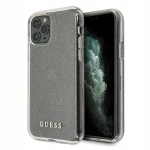 Guess GUHCN65PCGLSI iPhone 11 Pro Max srebrny/silv