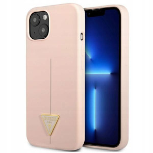Guess GUHCP13MSLTGP iPhone 13 6,1" różowy/pin