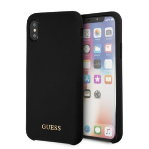 Guess GUHCPXLSGLBK iPhone X/Xs black/czarny hard c