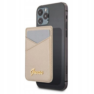 Guess Wallet Card Slot GUWMSSASLGO MagSafe Saffian