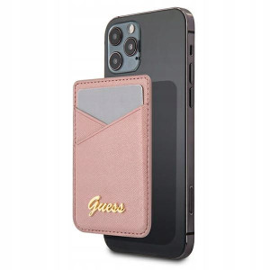 Guess Wallet Card Slot GUWMSSASLPI MagSafe Saffian