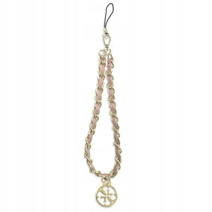 Guess zawieszka GUSTSAS4P Phone Strap różowy/pink