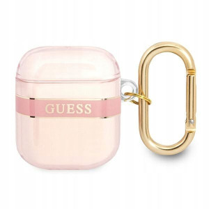 Guess GUA2HHTSP AirPods cover różowy/pink Strap C