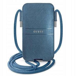 Guess Torebka GUPHMPSASBBL 6,1" niebieski/blu