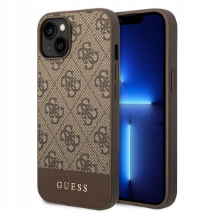 Guess GUHCP14MG4GLBR iPhone 14 Plus 6,7" brąz