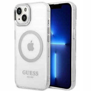 Guess GUHMP14SHTRMS iPhone 14 6,1" srebrny/si
