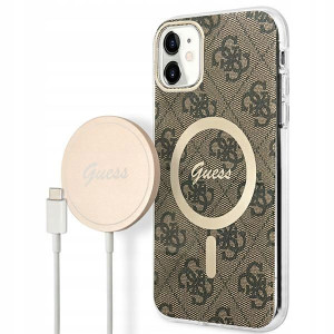 Zestaw Guess GUBPN61H4EACSW Case+Charger iPhone 11