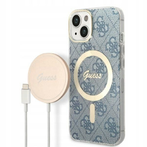 Zestaw Guess GUBPP14MH4EACSB Case+ Charger iPhone
